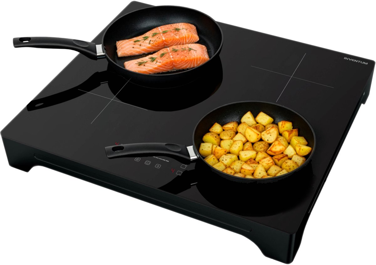 Inventum VKI6010ZWA - Vrijstaande Elektrische Kookplaat - Zwart