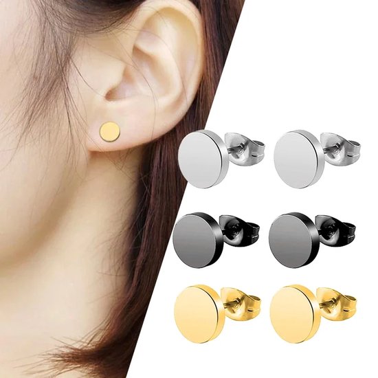 Zilveren oorknoppen bol rhodiumplated 2mm voor dames | -NL