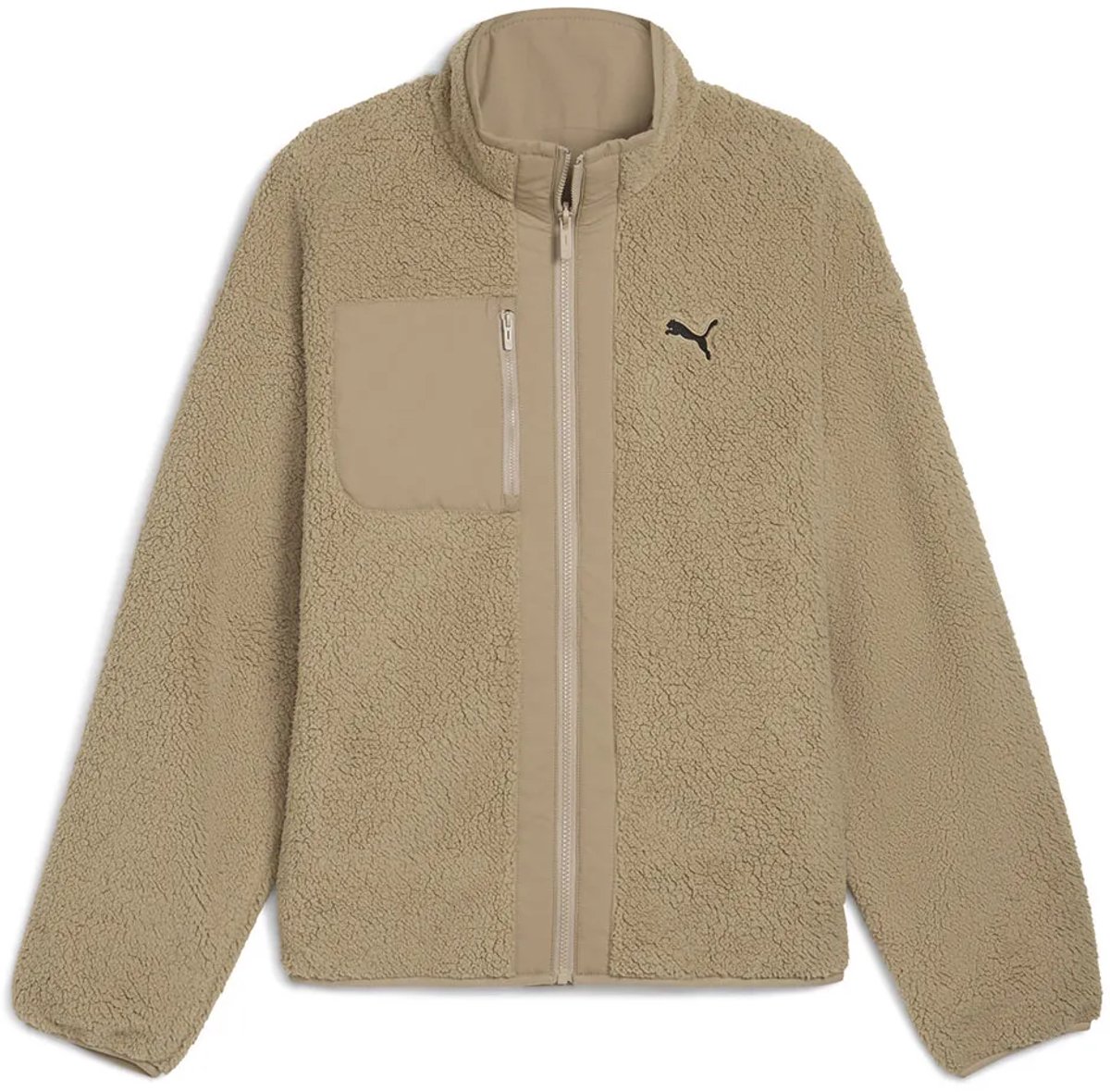 Puma Reversible Hybrid Sherpa Jas M Man Iced Coffee