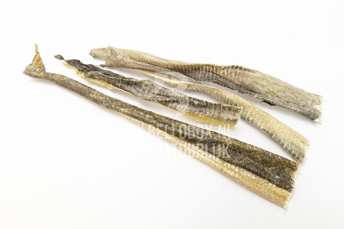 Kabeljauwhuid 18-20cm (100g) - Hypoallergeen | Natuurlijke Hondensnacks - Bellobox