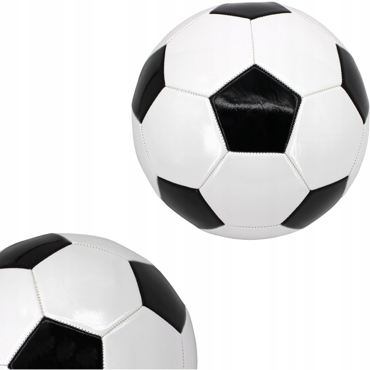ENERO Biedronka Voetbal Maat 5 - Zwart/Wit - Recreatief Gebruik