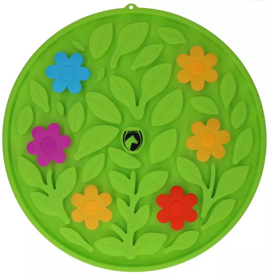 Excellent Horse Snuffelmat Paard - Paardenspeelgoed - Slowfeeder Paard - Snackmat voor Paarden tegen Verveling - Geschikt voor Paarden en Pony's - Flower Power