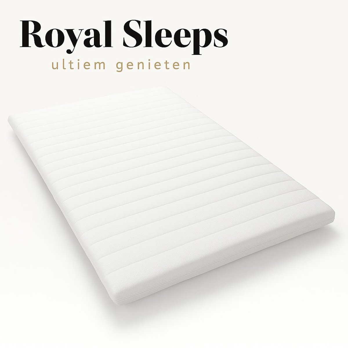 Royal-sleeps 160x200 cm - Hr koudschuim - 18cm dik - Afritsbaar hoes wasbaar - Hotel kwaliteit - 160 x 200 cm - Gratis retourneren