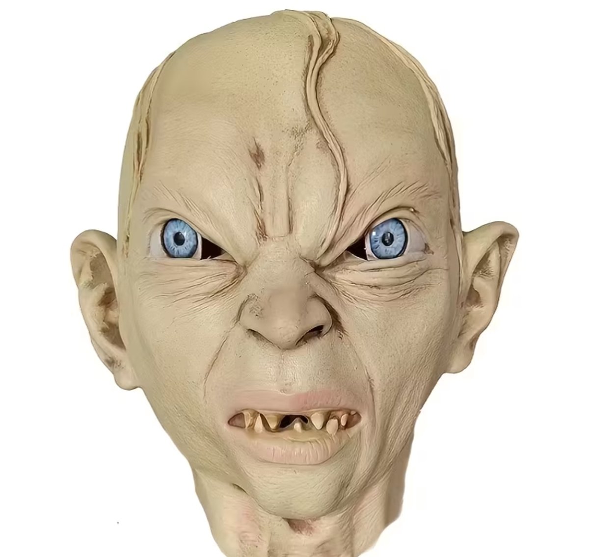 Smeagol masker - Golum masker - The Lord of the Rings masker - Sprookjes masker - Halloween masker - Eng masker - Griezel - Zombie masker - Spook masker - Carnaval masker - Horror masker - Scary masker