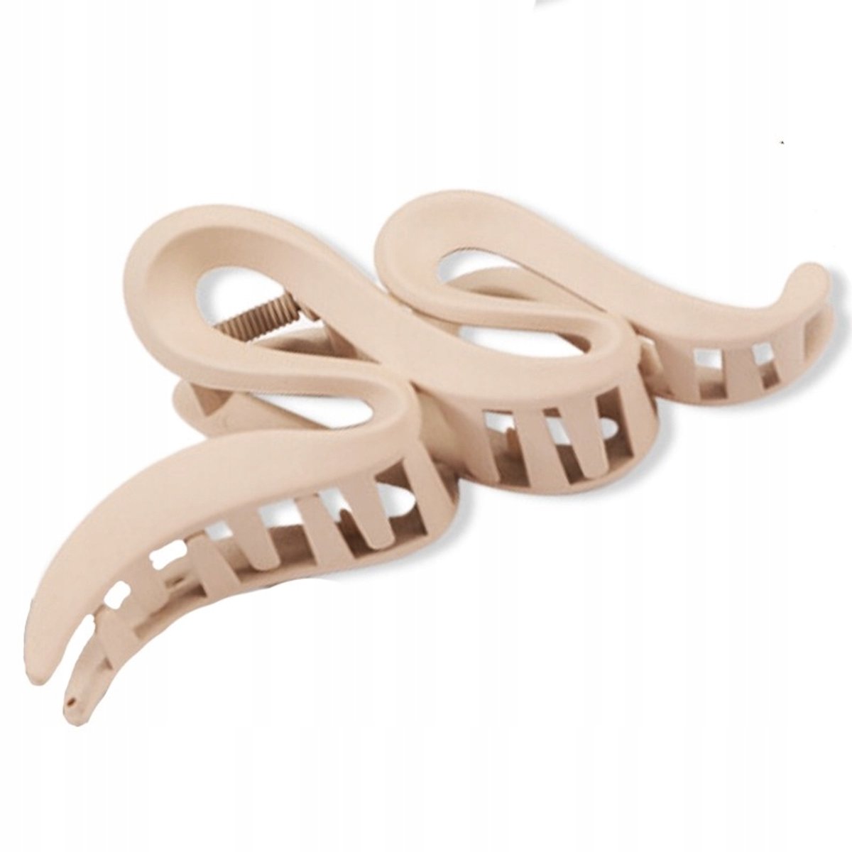 Unieke haarclip mat beige - stijlvol accessoire
