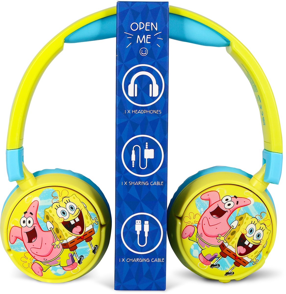 Sponge Draadloze Kinderkoptelefoon met Volumebegrenzing - afbeelding 3