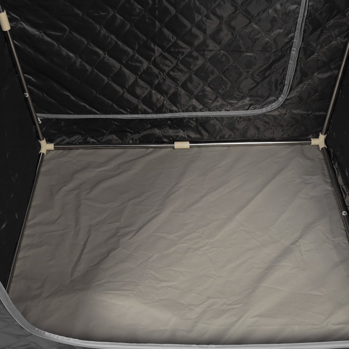 PIPIPOXER-Draagbare stoomsauna 1000W 220V persoonlijke thuisspa met stoomcabine 100*80*170cm, zwart thumbnail 3