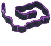 QEAS 2 stuks yoga-stretchband, yogariem met 8 lussen, stretch riem QEAS 2 stuks yoga-stretchband, yogariem met 8 lussen, stretch riem