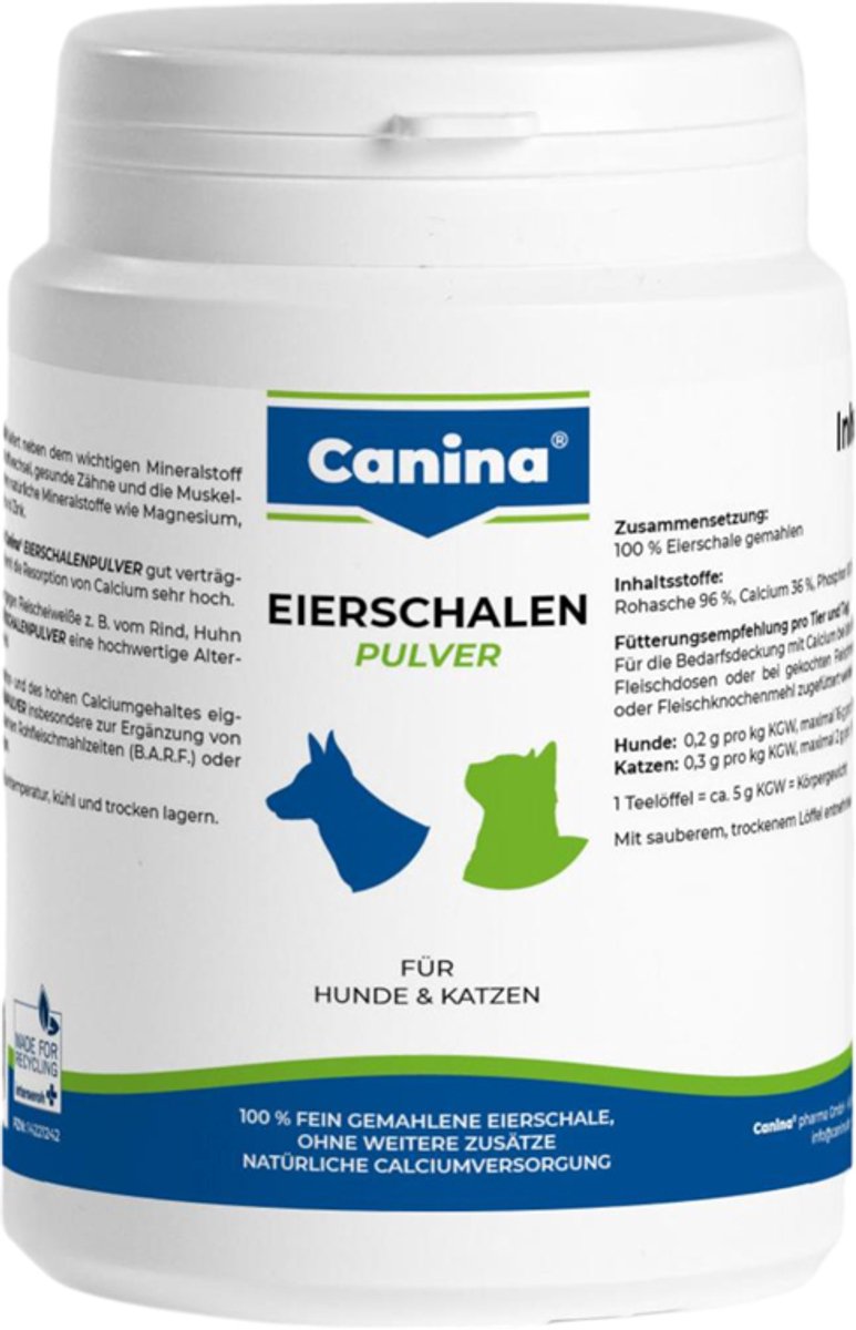Canine Eierschaal Poeder - 250 gram