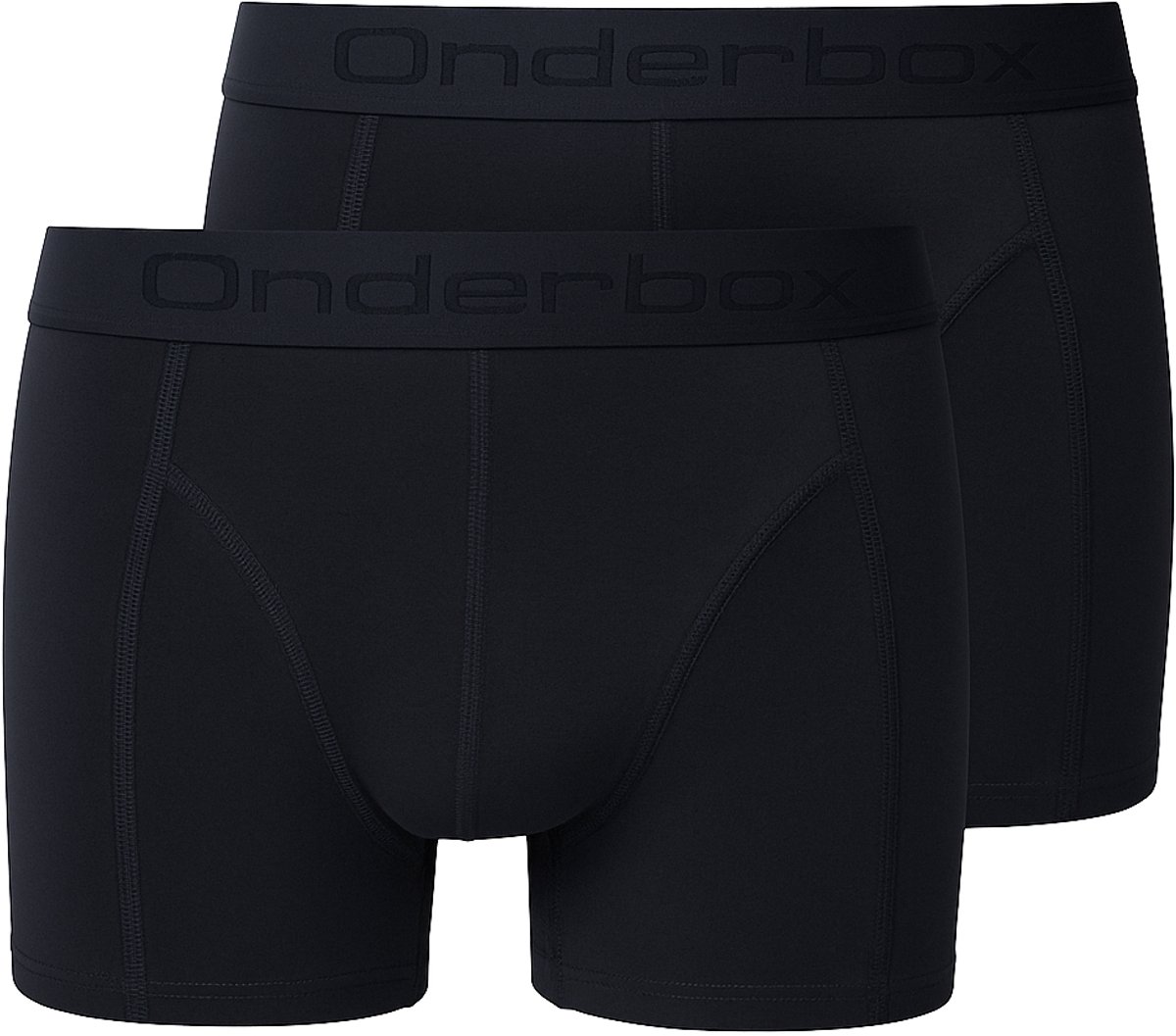 Onderbox boxershorts 2-pack zwart