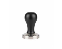 Unyqoos® Professionele koffiestamper met ergonomische houten handgreep en roestvrijstalen basis