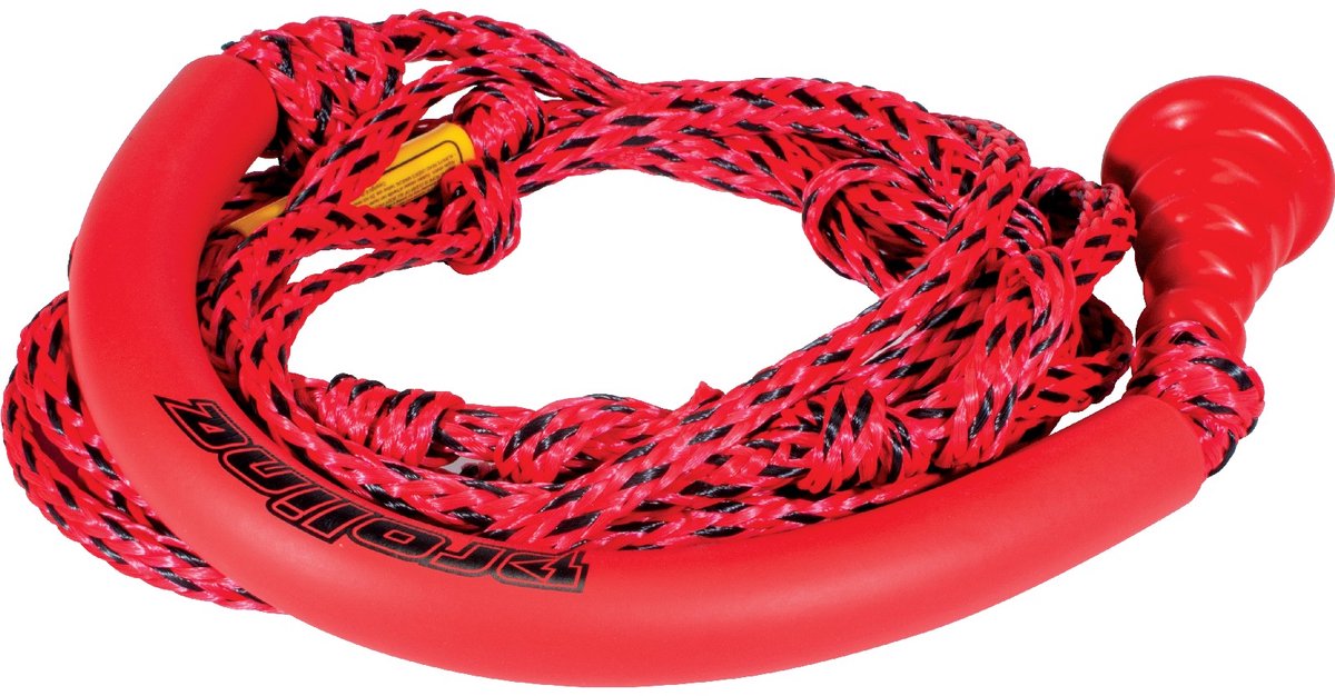 Proline 6 Meter Mini Tug Wakesurftouw met handle Pakket - Rood