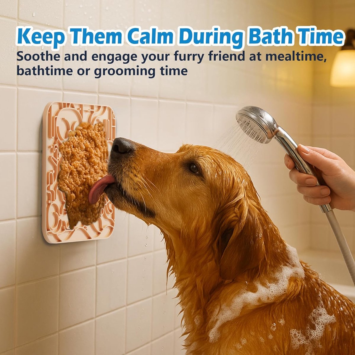 BOTC Likmat Hond met Silicone spatulas - Beige en Zwart thumbnail 2