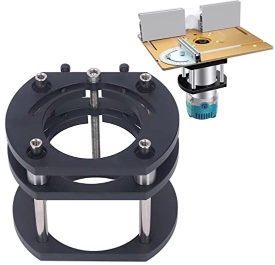 Werkende Router Router Hefplatform, Aluminiumlegering Router Lift, 4 Kaak Metalen ...