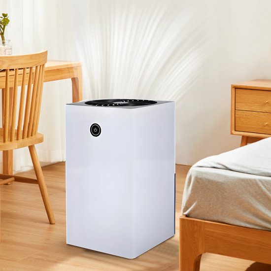 CHIWIN Luchtontvochtiger – 1000ml Waterreservoir & Automatische Uitschakeling – 300ml/Dag Ontvochtiging – Stil & Energiezuinig Ontvochtigingsapparaat voor Ruimtes tot 30m²