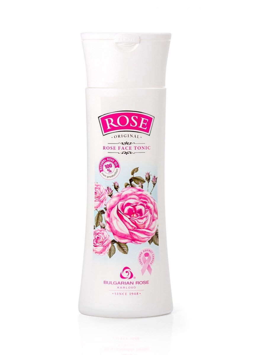 Rose face tonic Rose Original | 150 ml | Hydraterende rozen gezichtstoner met allantoïne, D-panthenol en 100% natuurlijke Bulgaarse rozenolie en rozenwater