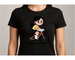Slow Ride, Soft Vibes - T Shirt - Cute - Bike - GoodVibes - Cycling - GoodVibesOnly - Fiets - Schattige - GoedVibes - FietsLeven