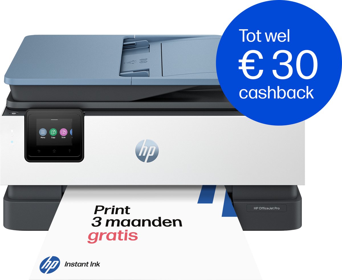 HP Officejet Pro 8135e - Printen Kopiëren En Scannen Inkt HP+ Geschikt Incl. 3 Maanden Instant Ink