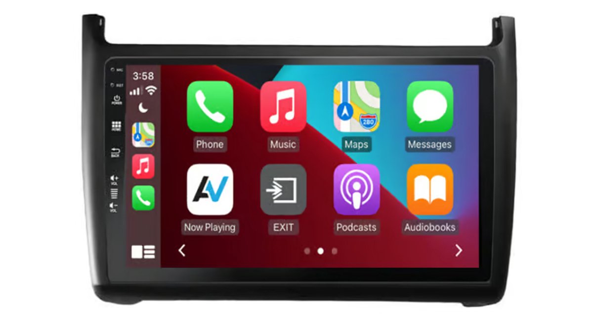 Apple CarPlay & Android Auto Autoradio met DAB+ voor Volkswagen Polo 6c 2013-2018