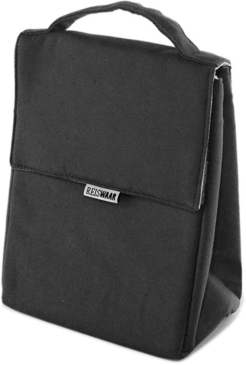 ReisWAAR Lunchbag - Zwart - Katoen