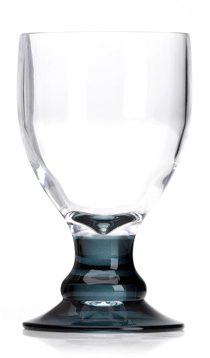 Set van 4 Onbreekbare Rode Wijnglazen - Acryl - 400 ml - Helder
