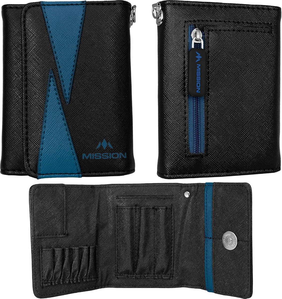 Stevui Dartfoedraal Blauw - Compacte Opbergcase voor 2 Sets Darts en Accessoires