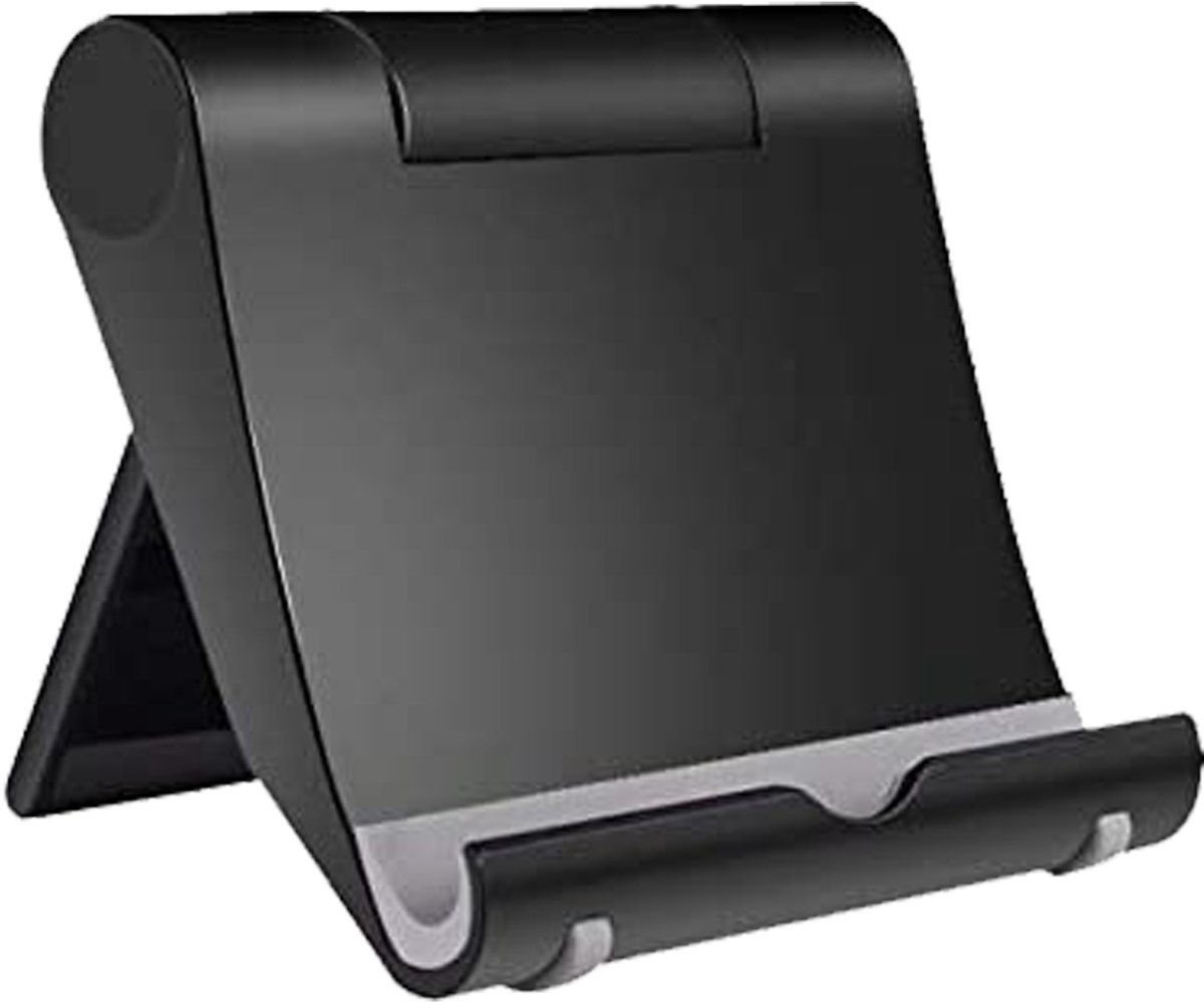 XGODY Tablet Houder-Tabletstandaard-Opvouwbaar-Verstelbaar-voor Tablet,Smartphone,Universaal-Van 4 tot 11 Inch-Zwart