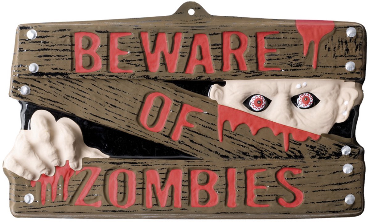 Halloween plastic decoratie per stuk