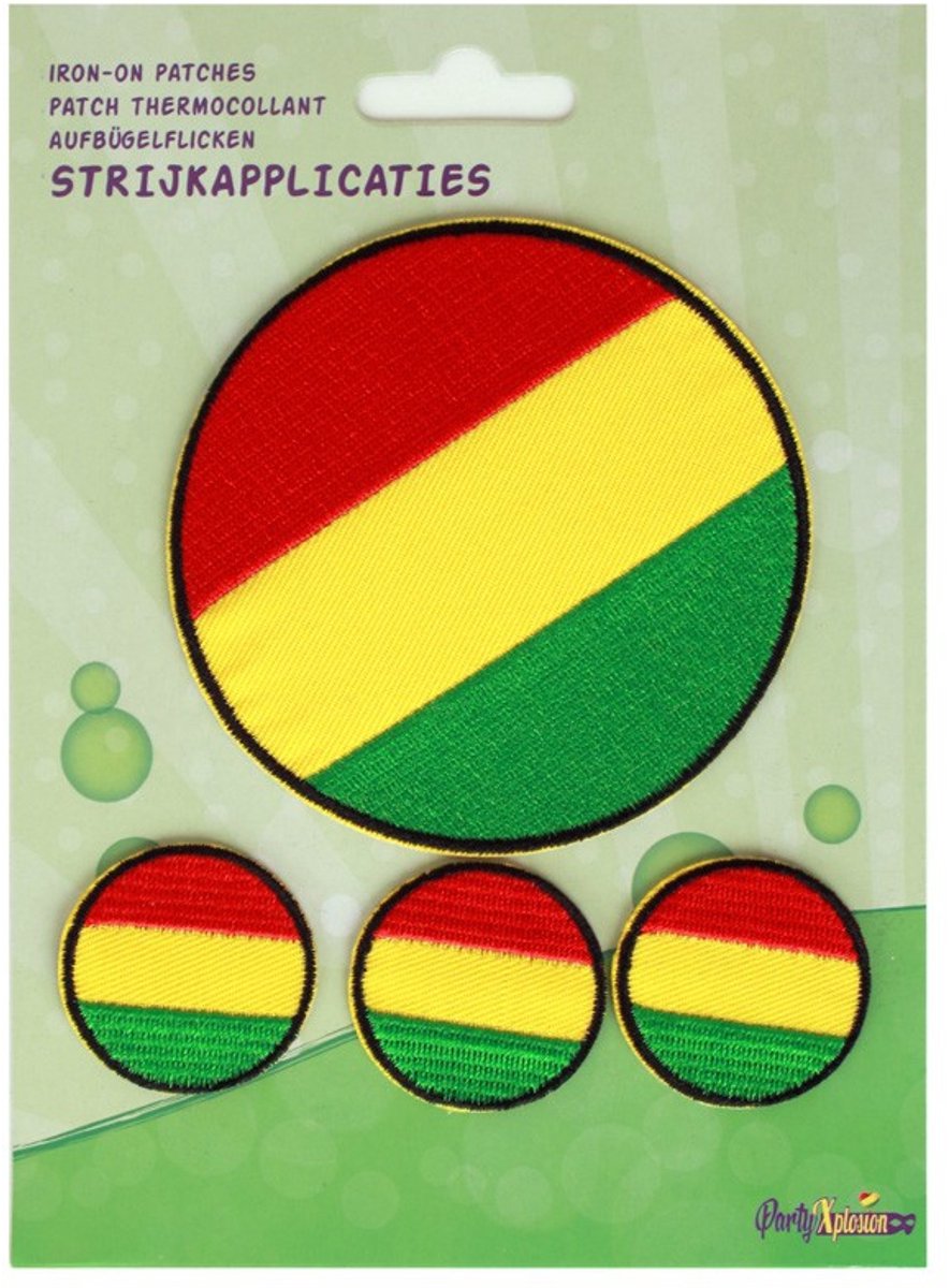 Applicaties 4 stuks op kaart Limburg cirkels