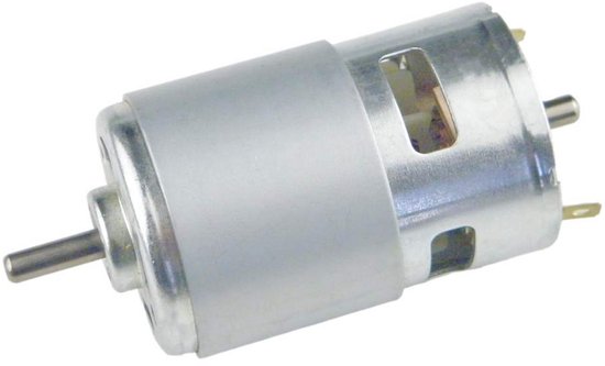 𝐏𝐚𝐬𝐞𝐧] DC24V 12V 775 motor 50W krachtige dubbele golf gelijkstroommotor met groot koppel voor doe-het-zelf generator (12V4500RPM-met houder