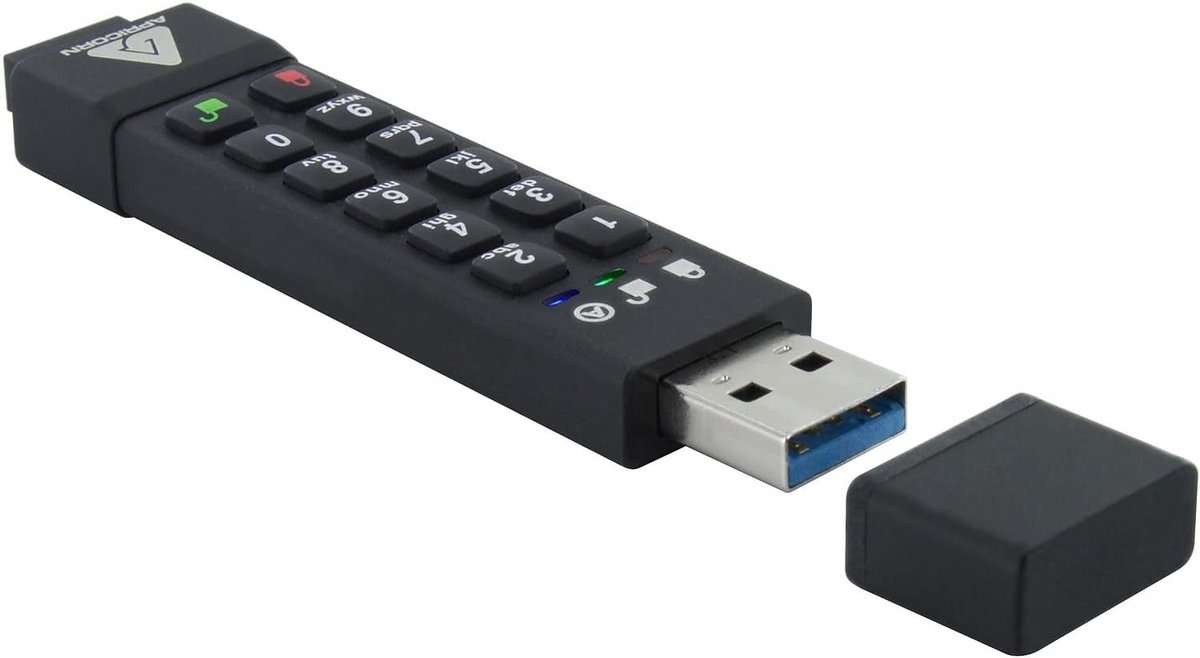 Beveiligde USB 3.1 Flash Drive 64GB met Hardware Encryptie