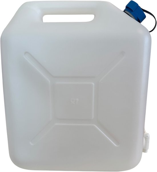 HEM Jerrycan Water 20L - Set van 2 - BPA-vrij - Met Schenkkraan - Stevige Watercontainer voor Camping, Caravan, Outdoor & Noodvoorraad van Merkloos — afbeelding 3