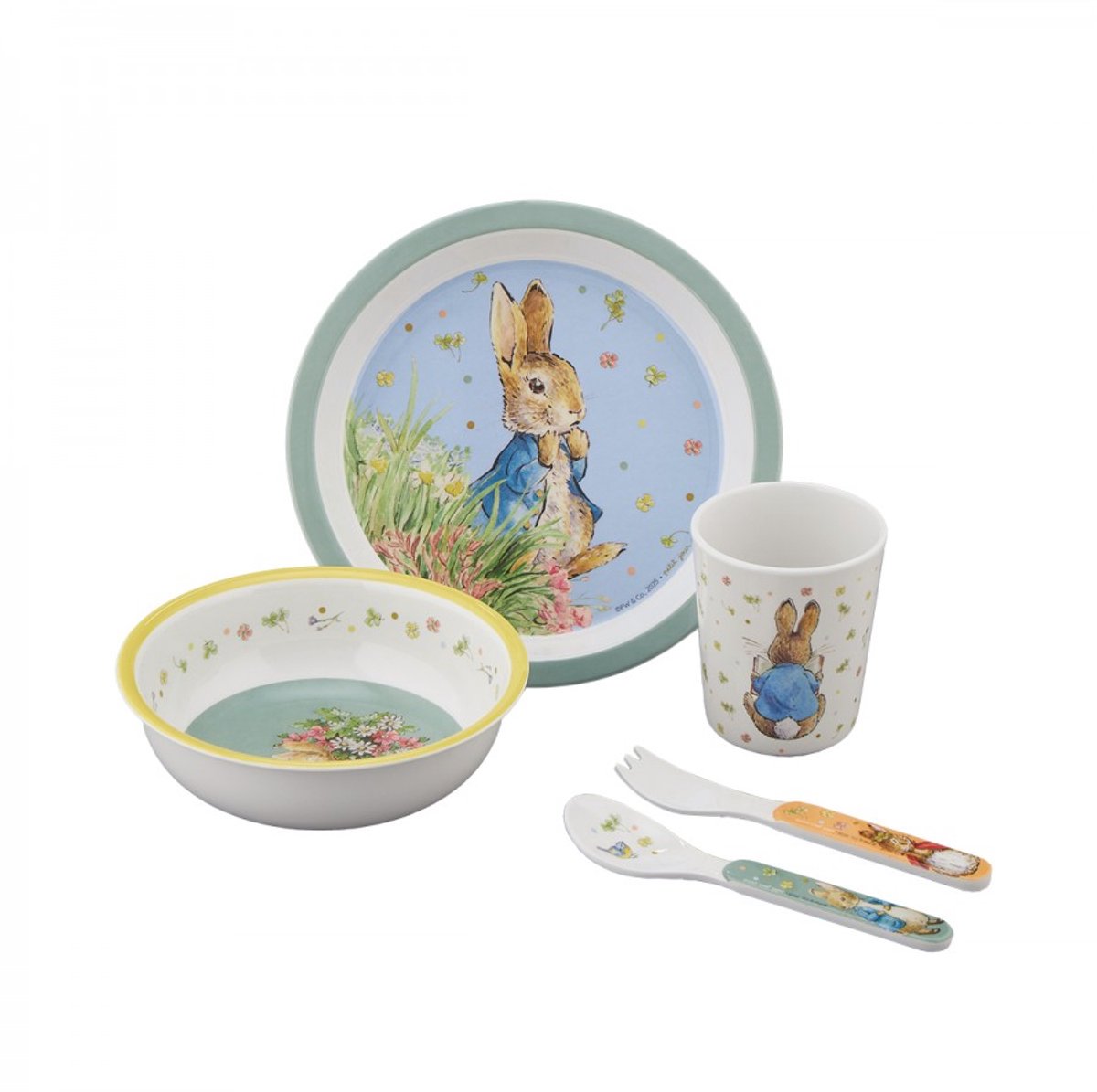 Peter Rabbit ontbijtset 5 dlg