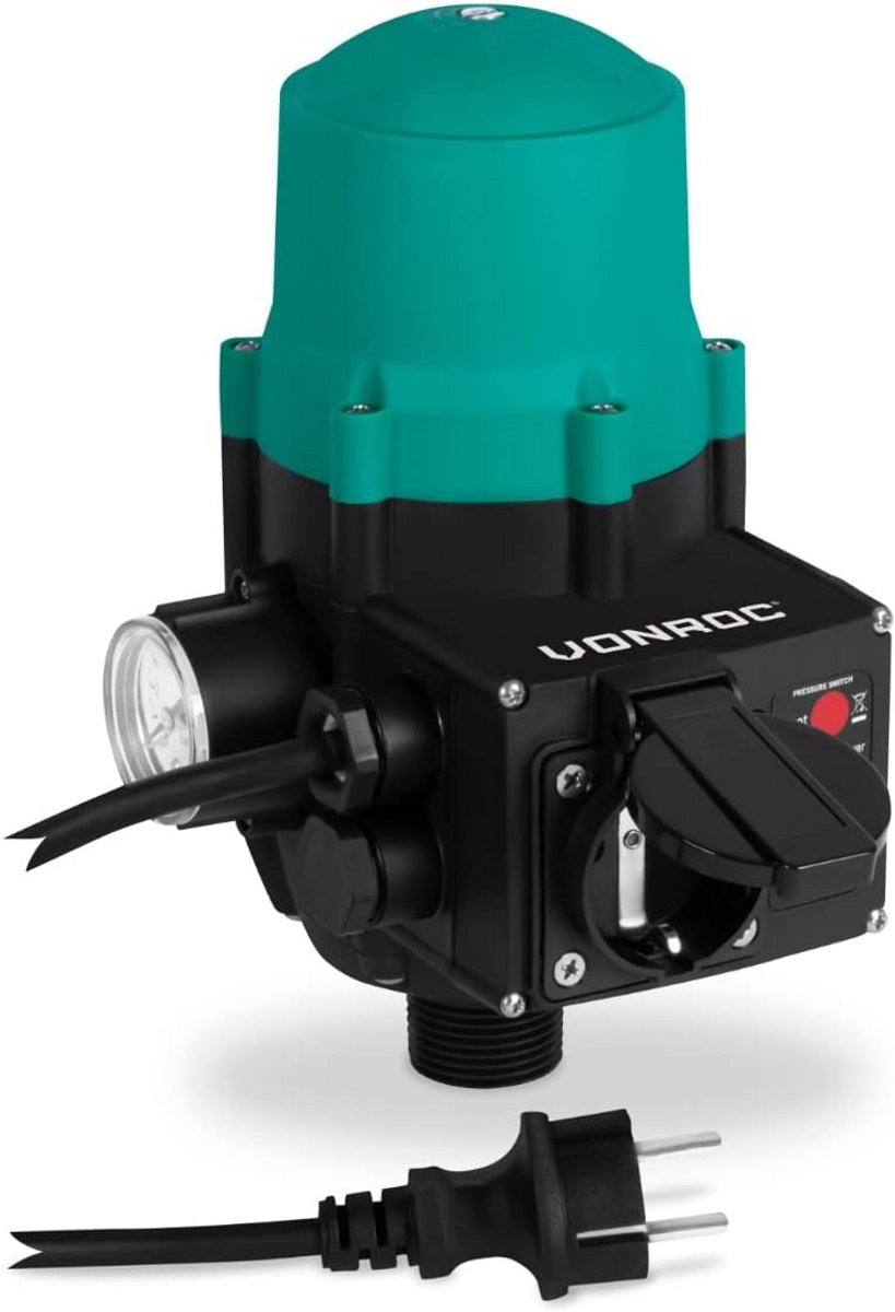 Universele Elektronische Drukschakelaar voor Waterpomp - Plug & Play