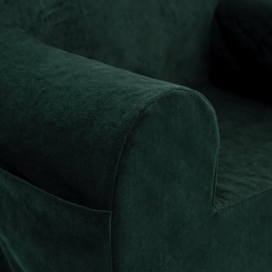 Flumi Kinderfauteuil van schuim - Donkergroen van Flumi — afbeelding 3