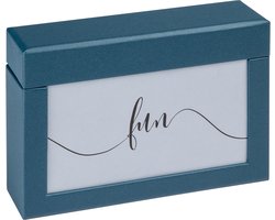 Walther FB-116-L FUN - Fotodoos met deksel - 100 foto's 10x15 cm - Blauw