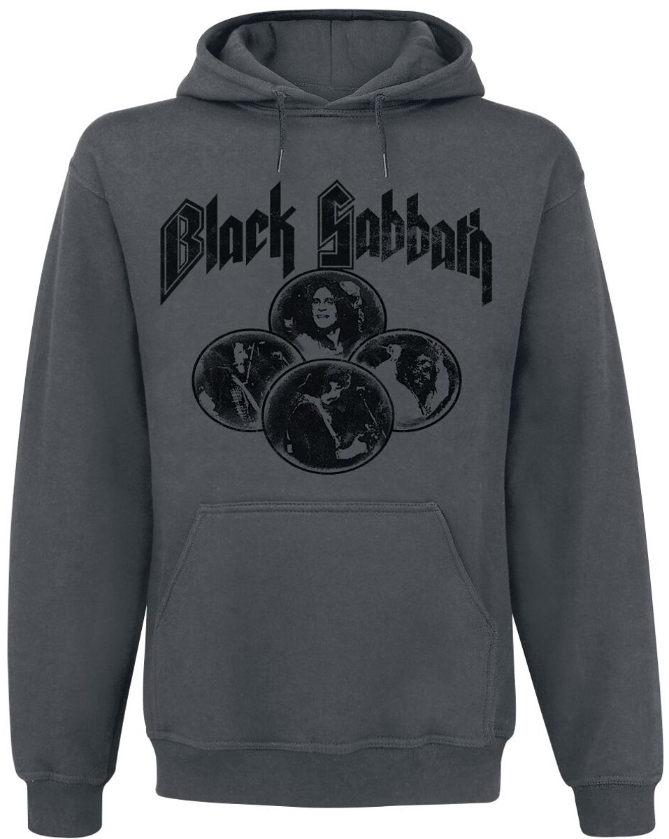 Black Sabbath Multi Portrait Heren Trui met capuchon - grijs - M