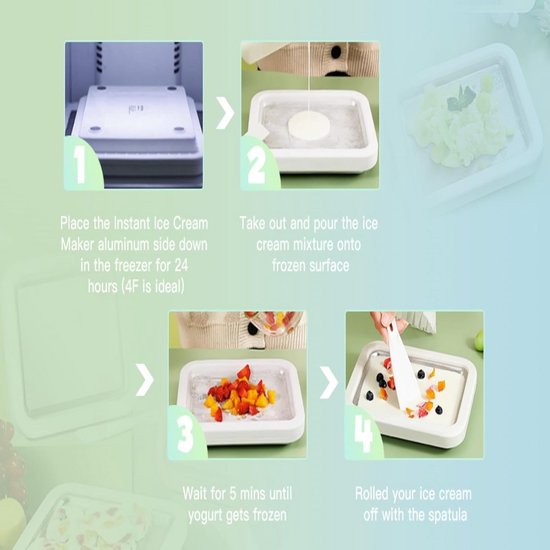 Professionele ijsmachine voor het maken van ijs, sorbet, yoghurt en slushies van Merkloos — afbeelding 4