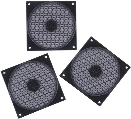 120mm Ventilator Cover – Zwart