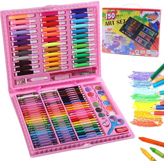 NAROSEBE 24 stuks regenboogkleurpotloden voor kinderen en