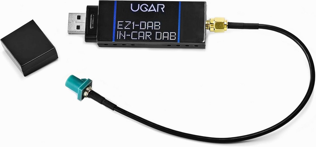 Digitale DAB/DAB+ Radio Ontvanger met USB voor Android Auto Systemen