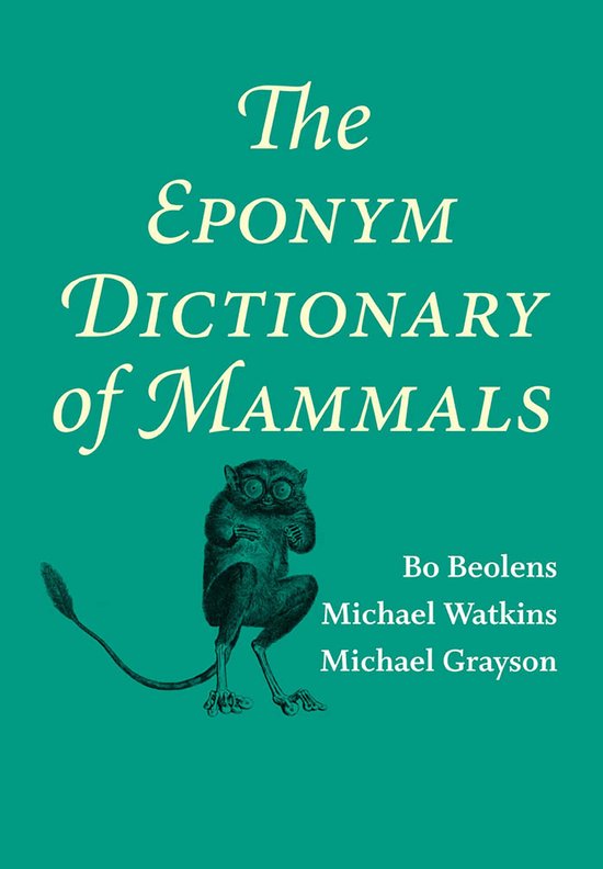 The Eponym Dictionary of Mammals - cover