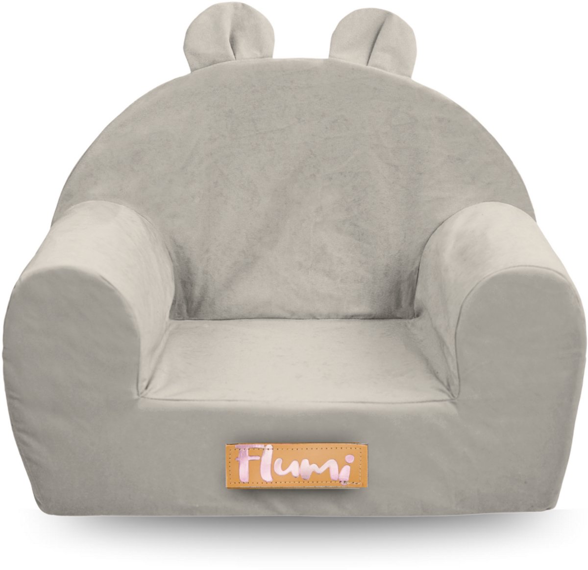 Flumi Kinderfauteuil van schuim – Lichtgrijs
