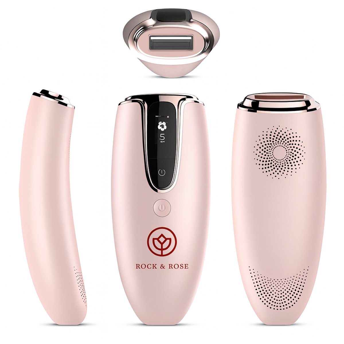 Rock&Rose IPL Ontharingsapparaat – 500.000 Flitsen – Permanente Haarverwijdering – Voor Lichaam & Gezicht – Pijnloos & Veilig – IPL Laser Epilator