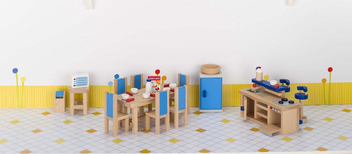 Modern Poppenhuis Meubels Set 5 Kamers