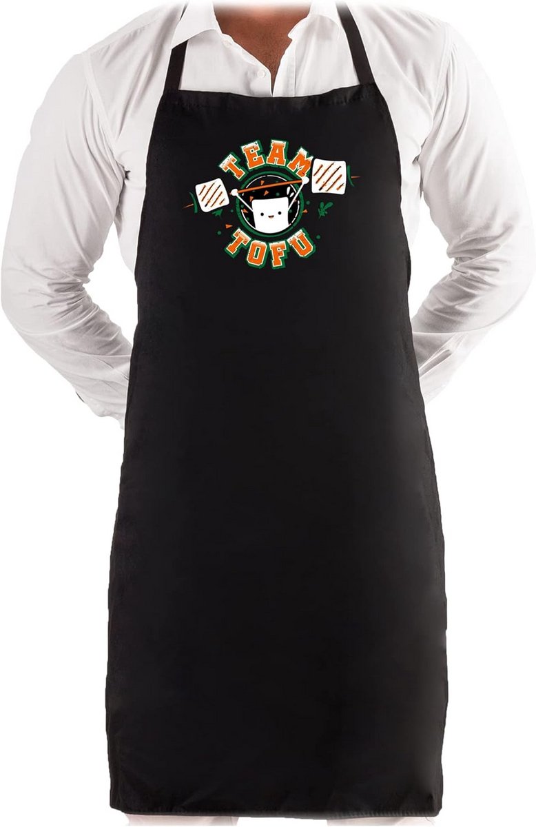 Grappig Katoenen Barbecueschort voor Mannen - Cadeau voor Vaderdag en BBQ Liefhebbers