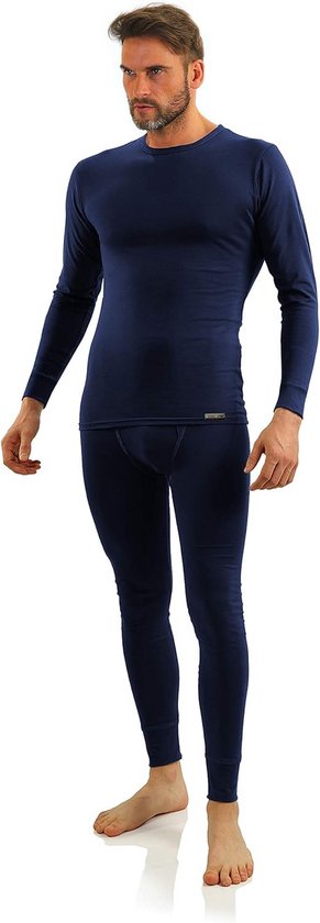 Thermo Ondergoed Set Heren Katoen Lange Mouwen En Broek Voor thermo-ondergoed-set-heren-katoen-lange-mouwen-en-broek-voor