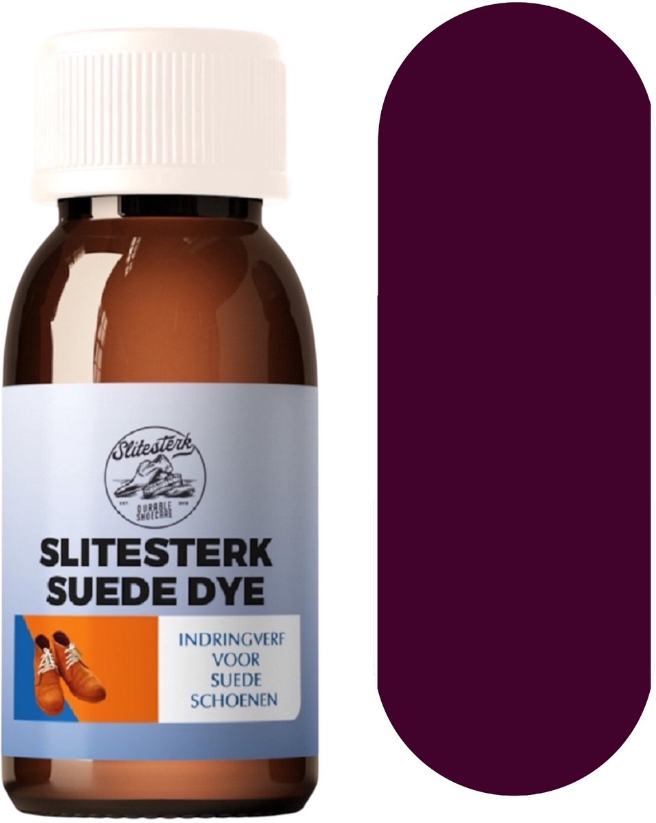 Slitesterk Bordeaux Suede indringverf voor schoenen - 100ml