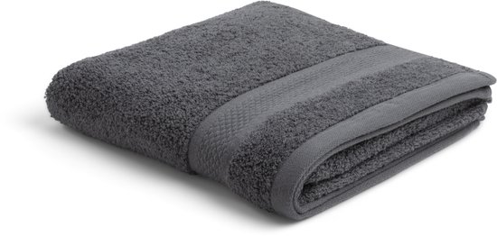 DoubleDry Handdoeken 50 x 100 - set van 12 - Hotel kwaliteit 500 g/m2 - 12x Anthracite