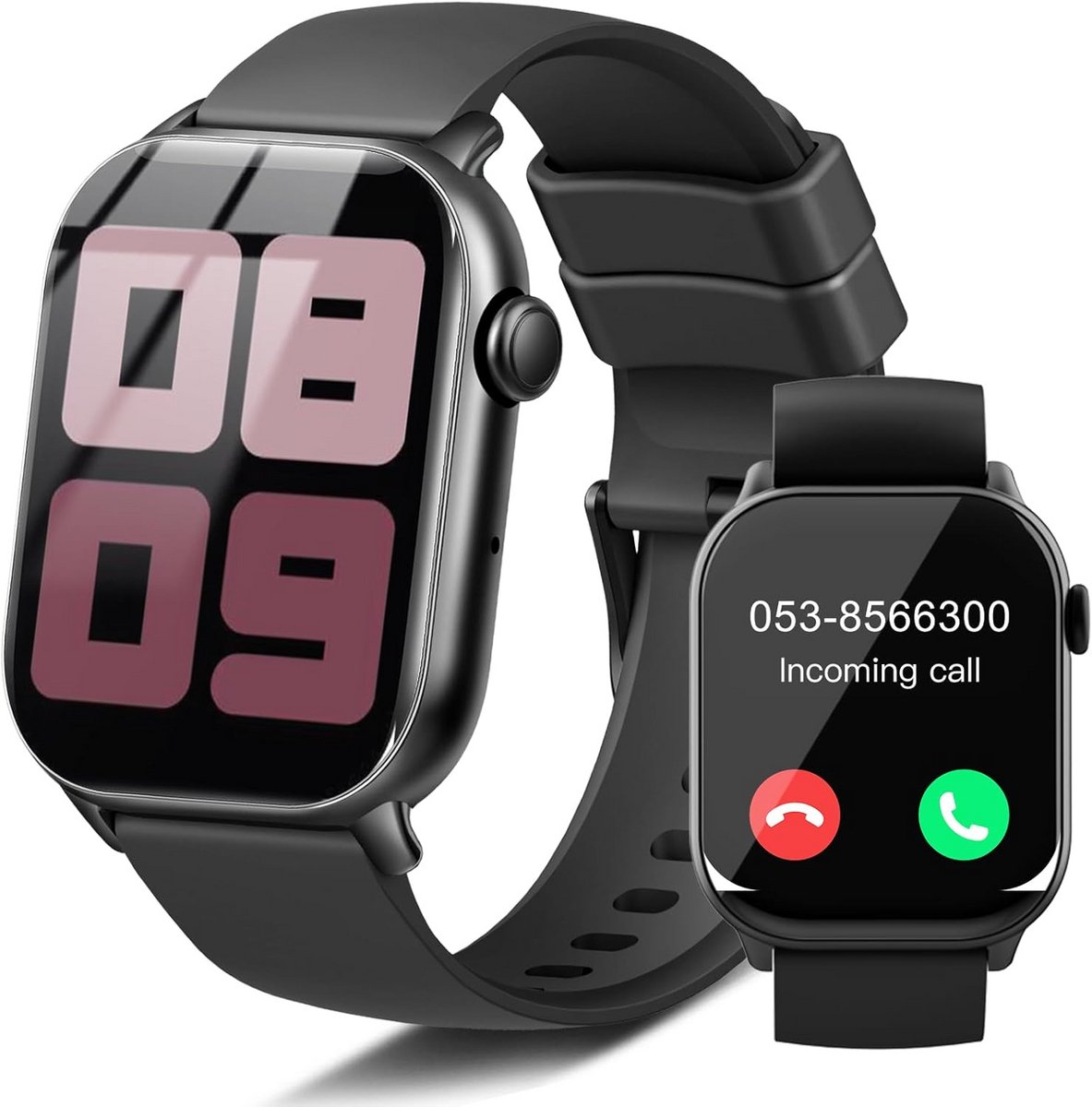 HD Smartwatch met Telefoonfunctie, Hartslagmeter en 110+ Sportmodi